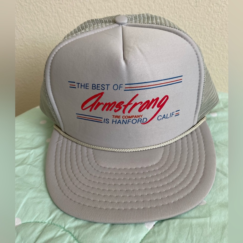 Vintage Trucker Hat The Best Of Armstrong The Company is Hanford California